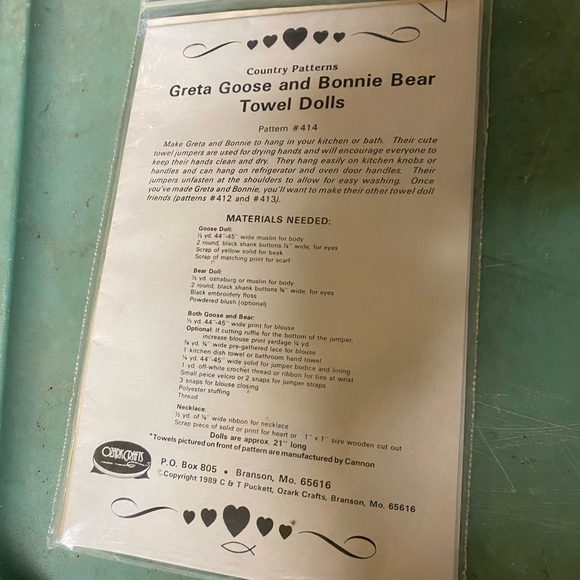 Craft Pattern Set (5) - Picture 4 of 5